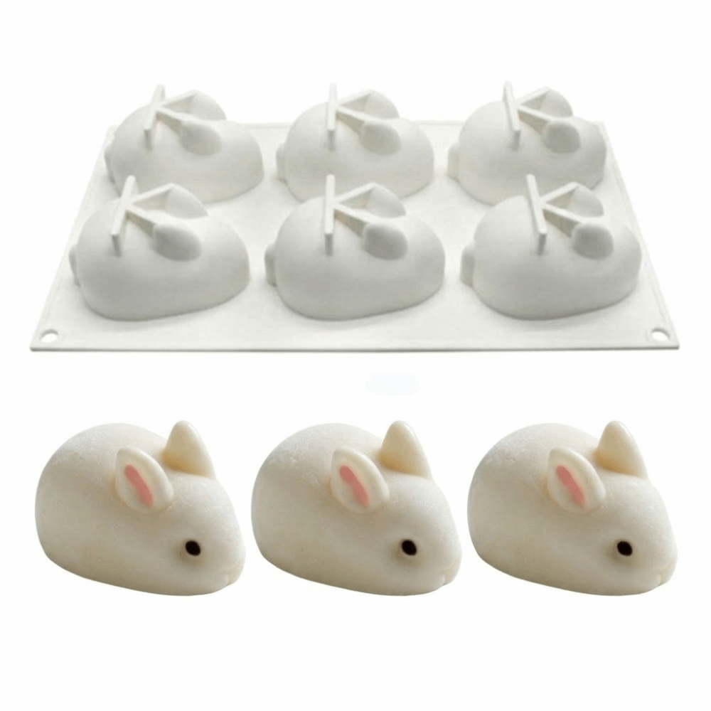 Bunny Cake Mold - قوالب كيك سيليكون ثلاثية الأبعاد على