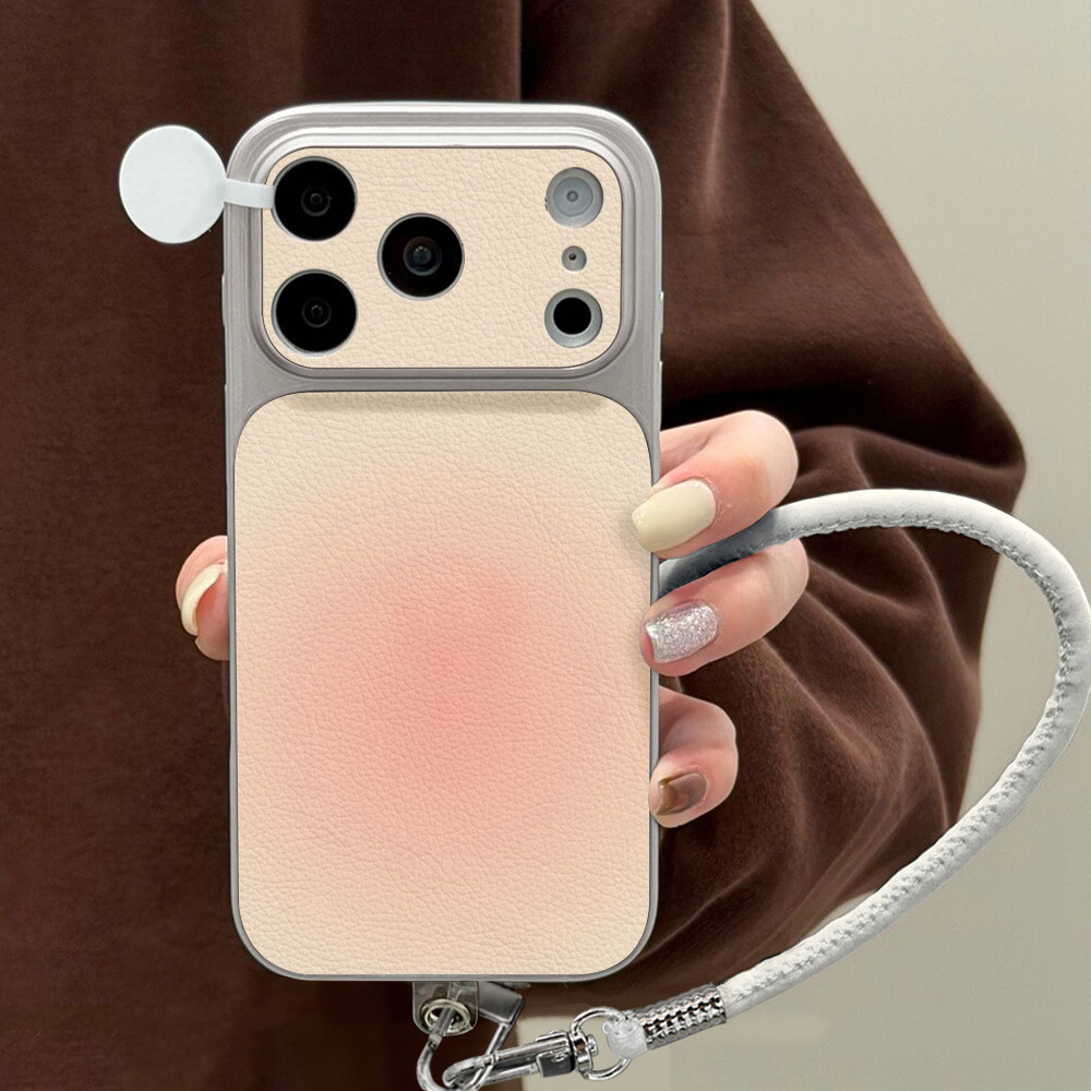 Taco Stand Holder - غطاء هاتف بنمط الليتشي لآيفون 16
