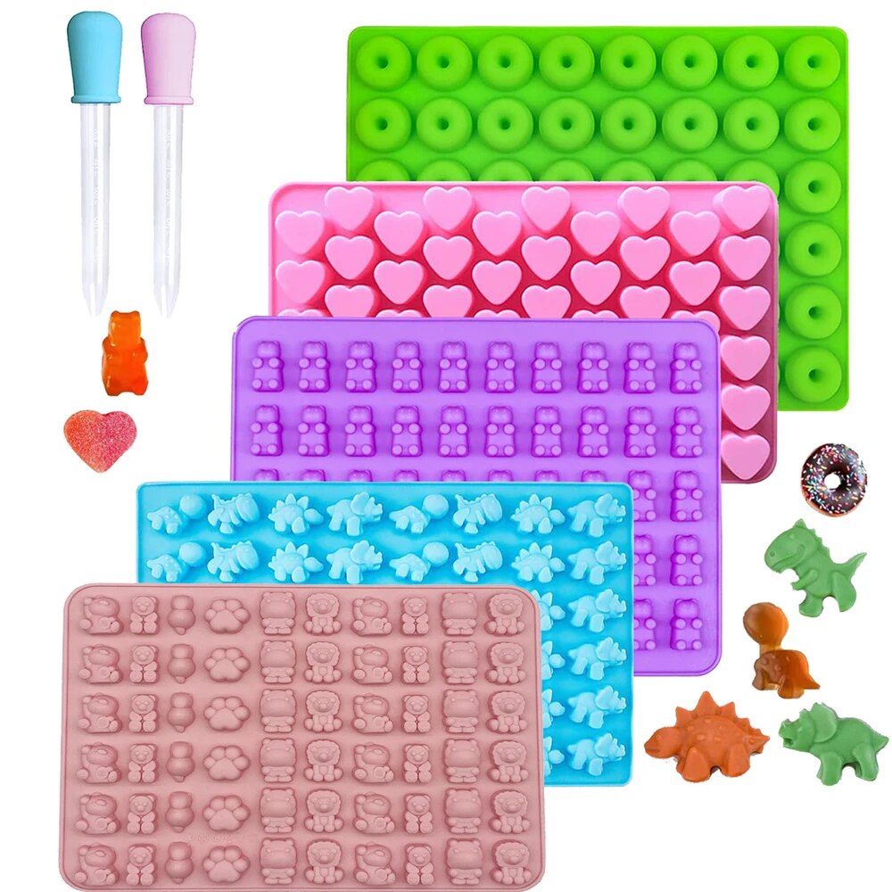 Donut Mold Silicone - قوالب الدب الصمغ من السيليكون قالب
