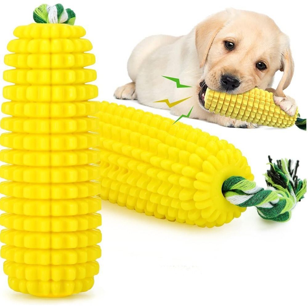 Corn Dog Stick - عصا مطاطية متينة للكلاب على شكل