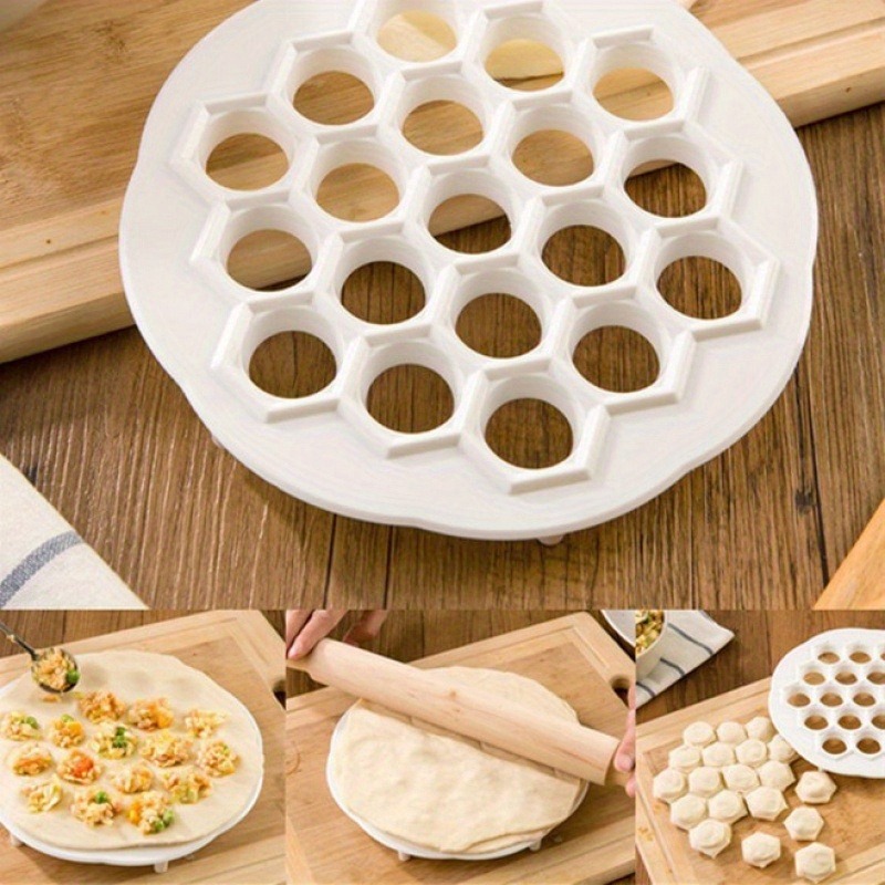 Dumpling Press Set - قالب زلابية بلاستيكي، مكبس صانع زلابية