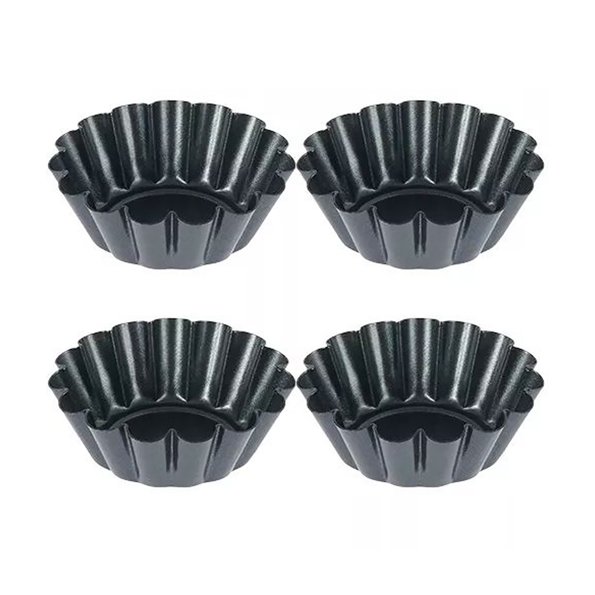 Egg Waffle Pan - 4 قطع من قوالب التارت الصغيرة