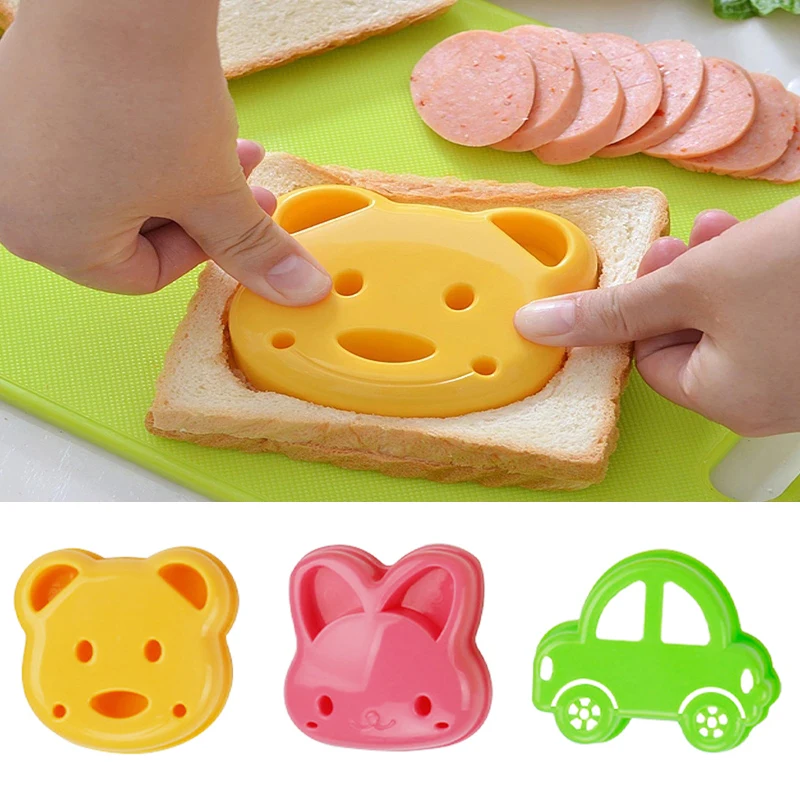 Bunny Cake Mold - 2 قطعة قالب الساندويتش الدب القط