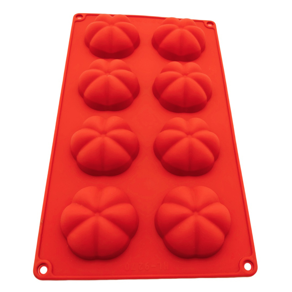 Donut Mold Silicone - جديد وصول 8 حفرة 6 البتلة