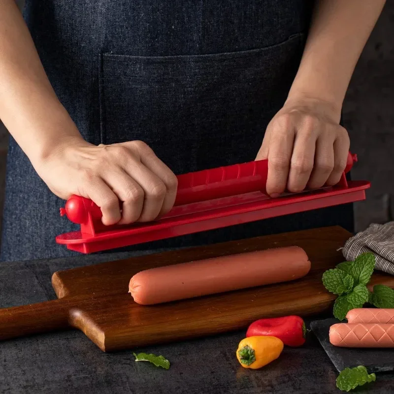 Hot Dog Press - قطاعة هوت دوج متقاطعة من بلاستيك