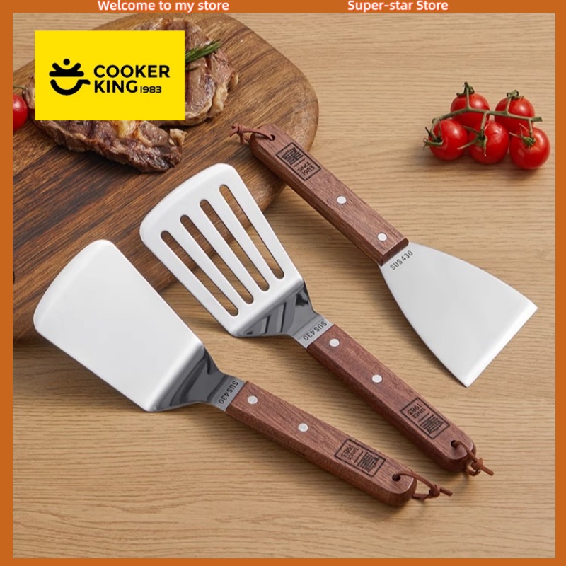 Okonomiyaki Spatula - طباخ الملك الفولاذ المقاوم للصدأ ملعقة