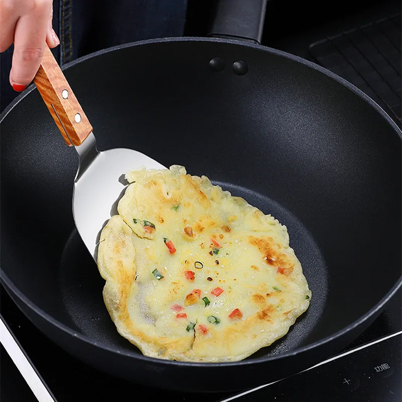 مجرفة تيبانياكي بمقبض خشبي من  - مراجعة Okonomiyaki Spatula وسعره