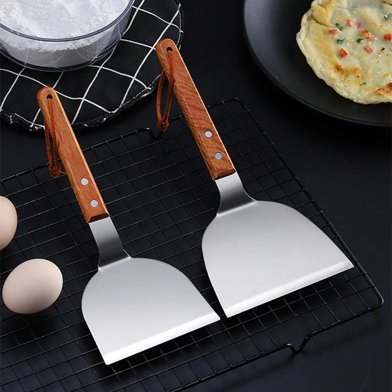 مجرفة تيبانياكي بمقبض خشبي من  - مراجعة Okonomiyaki Spatula وسعره