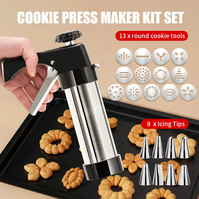 13 قطعة/المجموعة DIY دليل قالب - مراجعة Churros Maker Gun وسعره