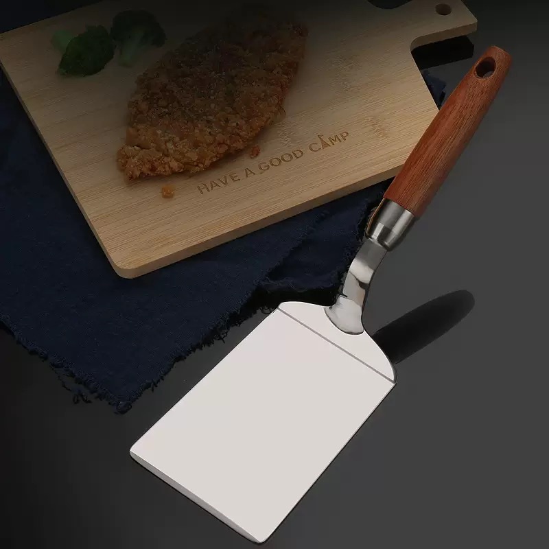 ملعقة قلي من الفولاذ المقاوم ل - مراجعة Okonomiyaki Spatula وسعره