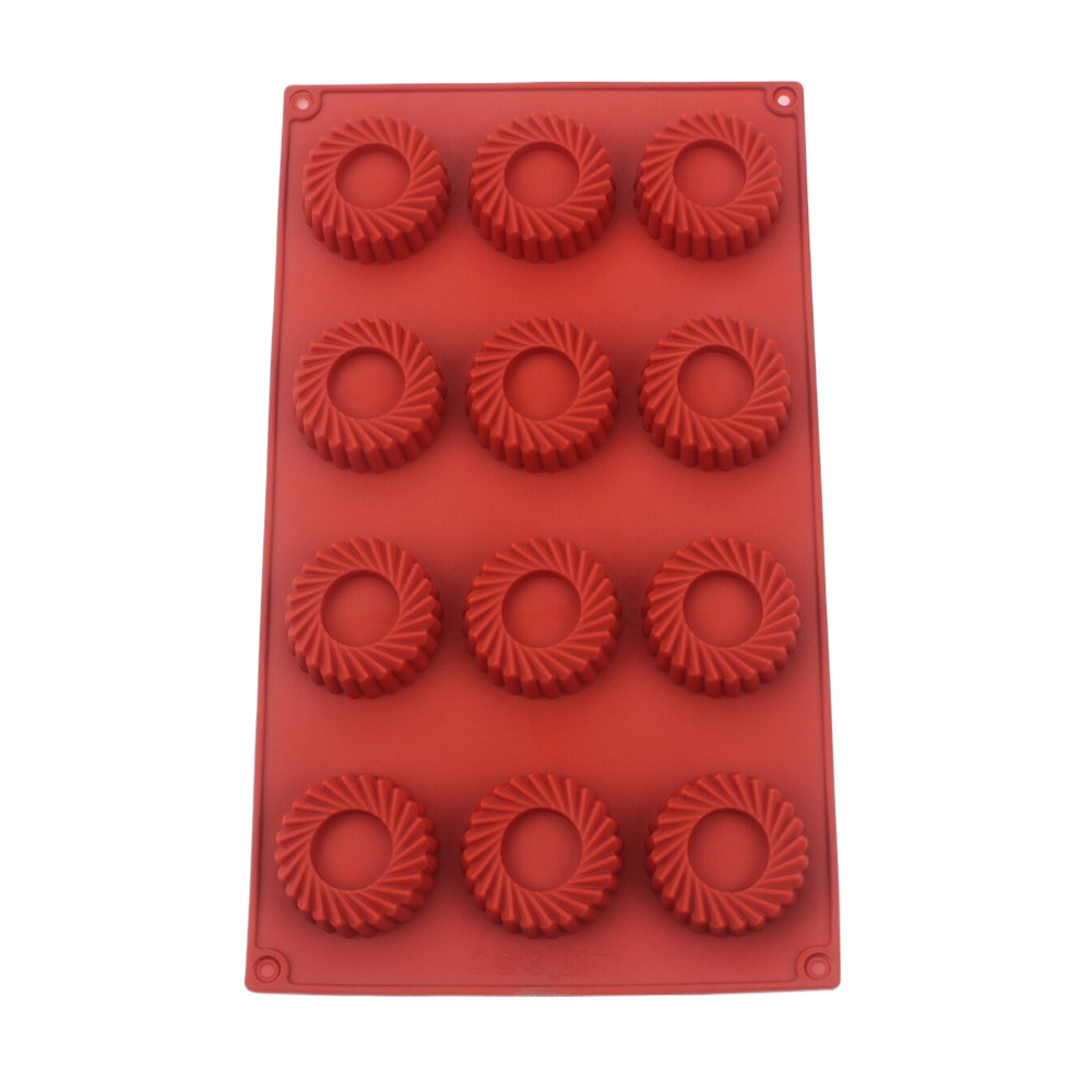 قالب كيك سيليكون دائري بـ 12 ف - مراجعة Donut Mold Silicone وسعره