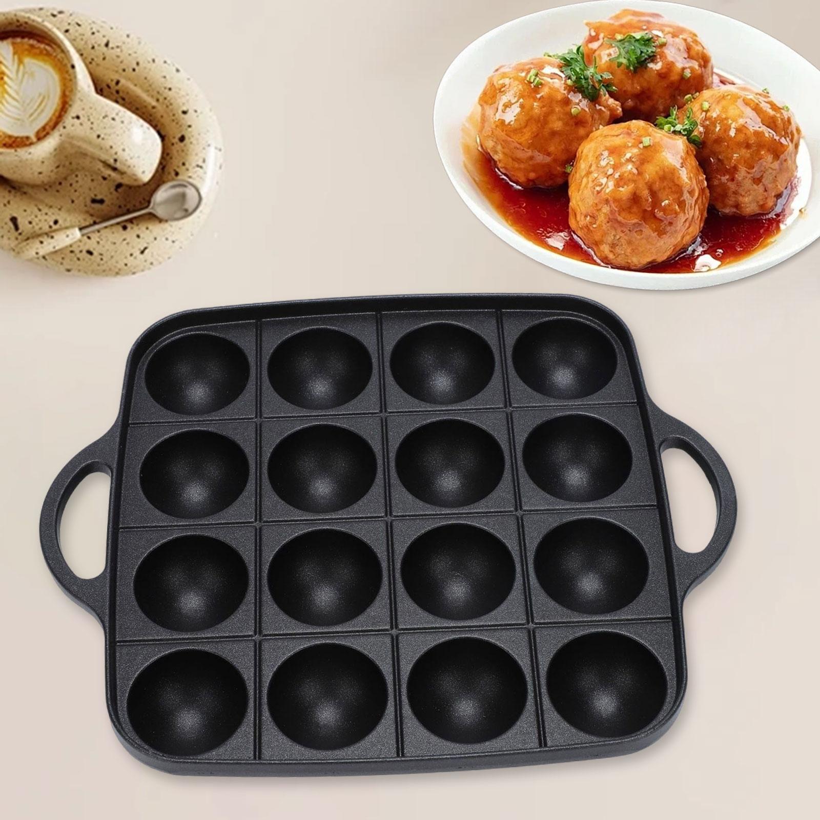 تاكوياكي مقلاة شواء 16 تجاويف  - مراجعة Takoyaki Grill Plate وسعره