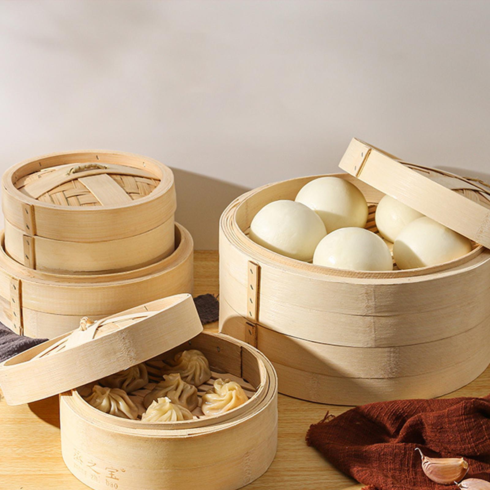 سلة بخار من الخيزران مصنوعة يد - مراجعة Bao Steamer Bamboo وسعره