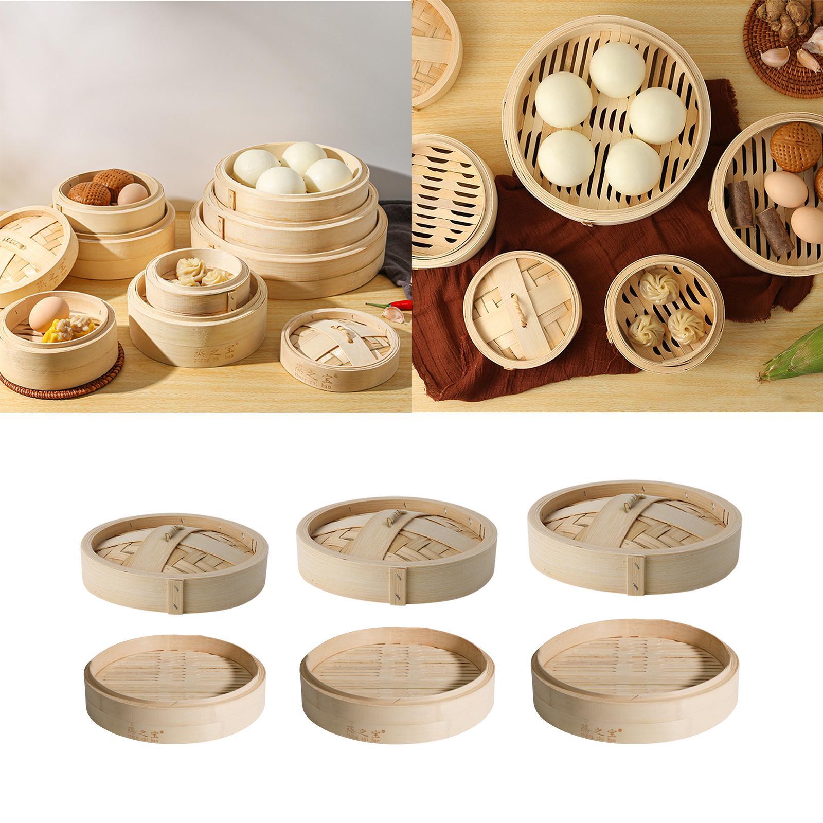 سلة بخار من الخيزران مصنوعة يد - مراجعة Bao Steamer Bamboo وسعره