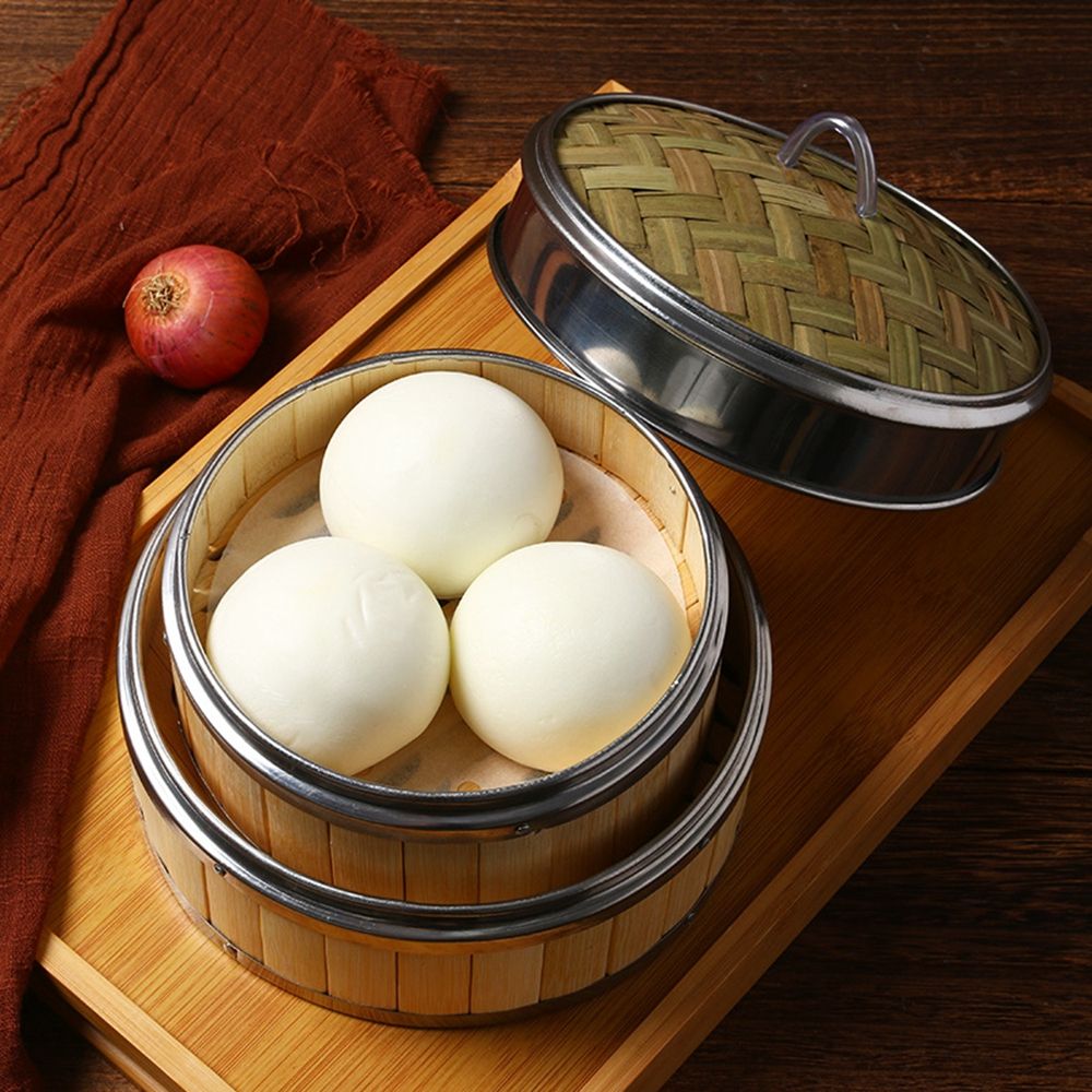 سلة بخار من الخيزران لطهي الدي - مراجعة Bao Steamer Bamboo وسعره