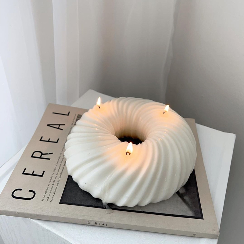 كبير دونات شكل سيليكون قالب شم - مراجعة Donut Mold Silicone وسعره
