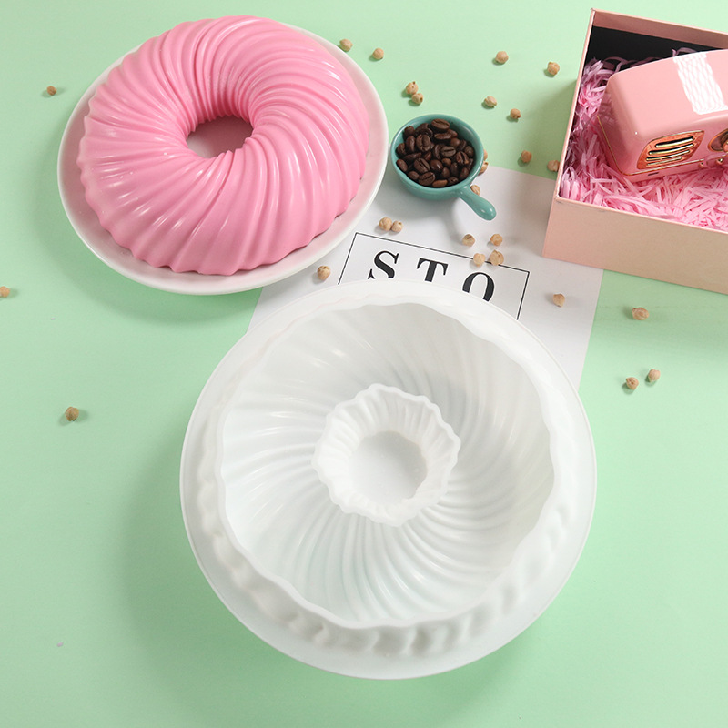 كبير دونات شكل سيليكون قالب شم - مراجعة Donut Mold Silicone وسعره
