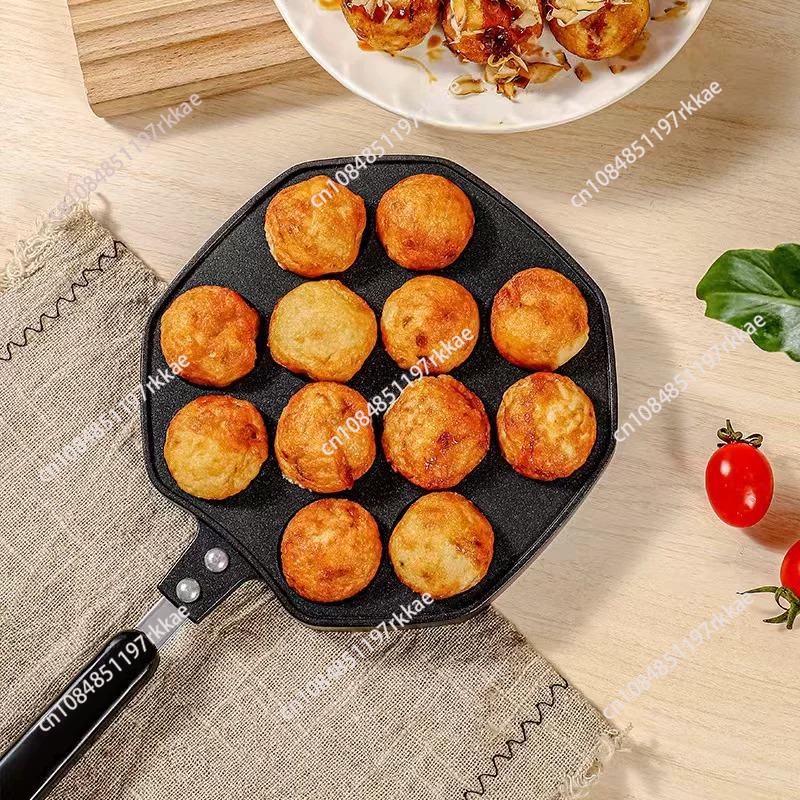 مقلاة تاكوياكي بـ 12 قالب، صان - مراجعة Takoyaki Grill Plate وسعره
