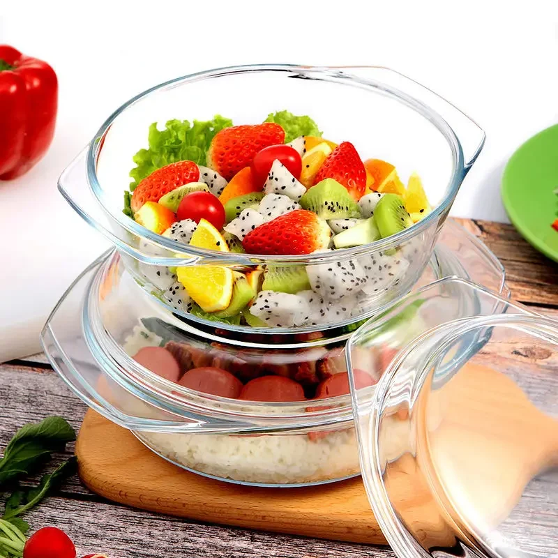 وعاء من الزجاج المقسى مع غطاء  - مراجعة Dim Sum Basket وسعره
