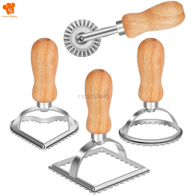 3/4 قطعة قوالب المعكرونة اليدو - مراجعة Dumpling Press Set وسعره