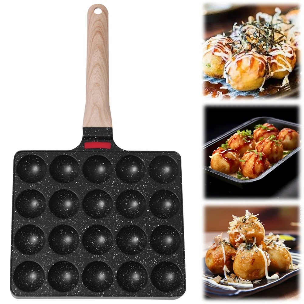 تاكوياكي عموم 20 قوالب تاكوياك - مراجعة Takoyaki Grill Plate وسعره