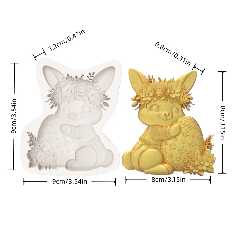 قالب سيليكون على شكل أرنب لعيد - مراجعة Bunny Cake Mold وسعره