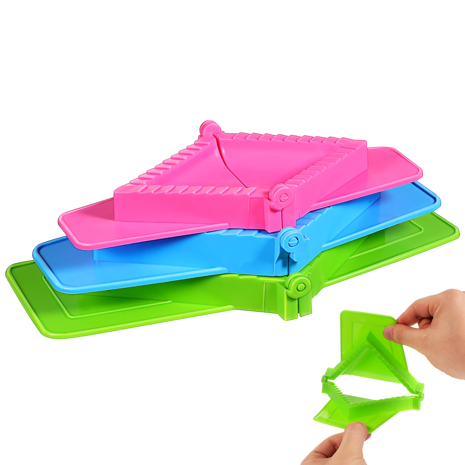 مجموعة من 3 قوالب بلاستيكية لص - مراجعة Dumpling Press Set وسعره