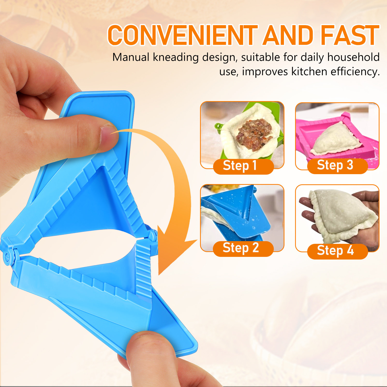 مجموعة من 3 قوالب بلاستيكية لص - مراجعة Dumpling Press Set وسعره