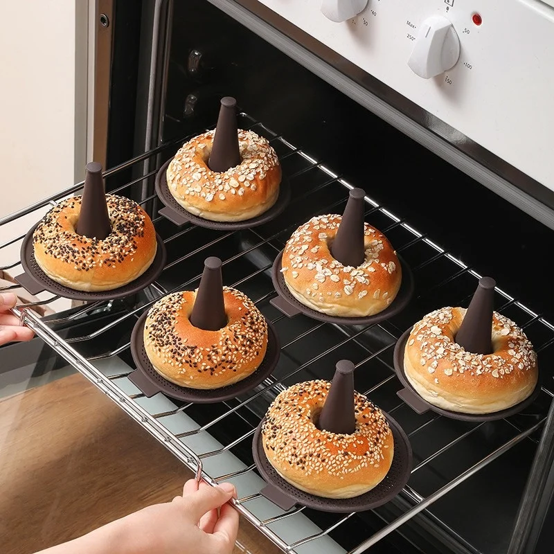 6 قطعة قالب الخبز الخبز دونات  - مراجعة Donut Mold Silicone وسعره