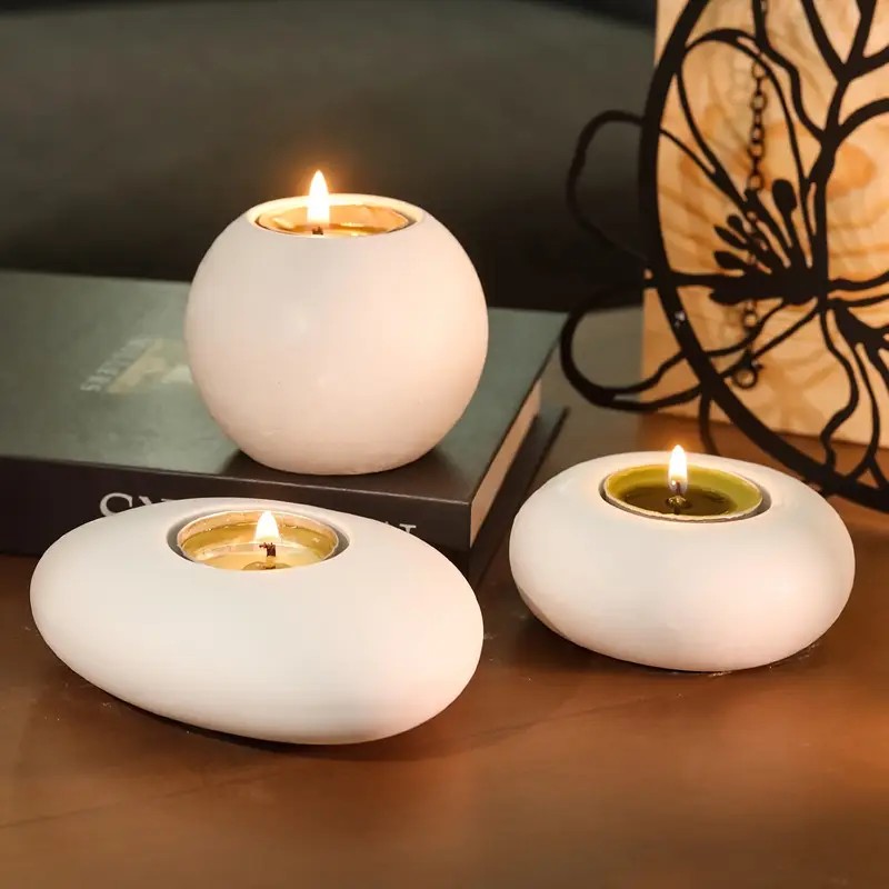 Tealight شمعة حامل الراتنج قال - مراجعة Potsticker Mold وسعره