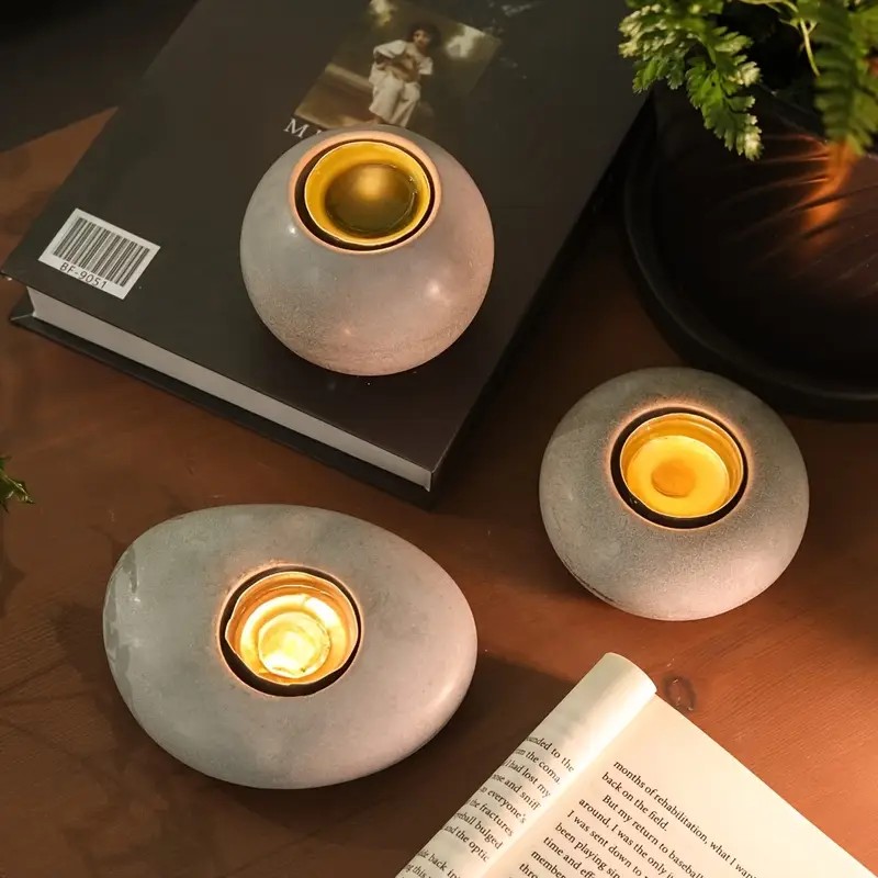 Tealight شمعة حامل الراتنج قال - مراجعة Potsticker Mold وسعره