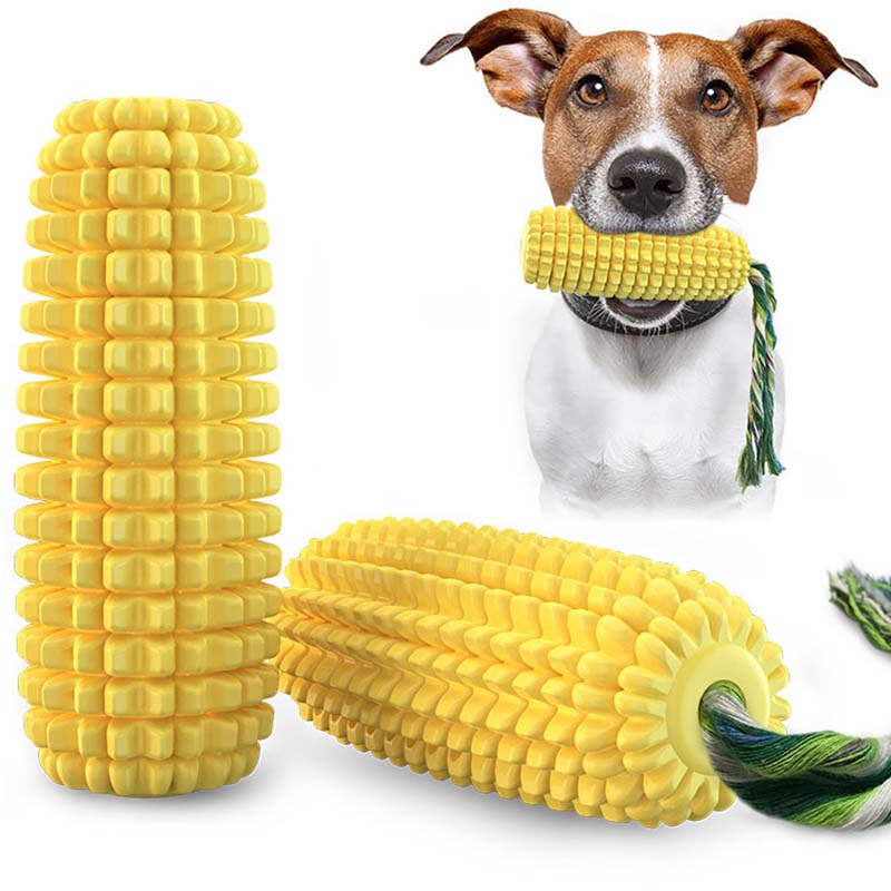 لعبة كلب على شكل ذرة تصدر صوتً - مراجعة Corn Dog Stick وسعره