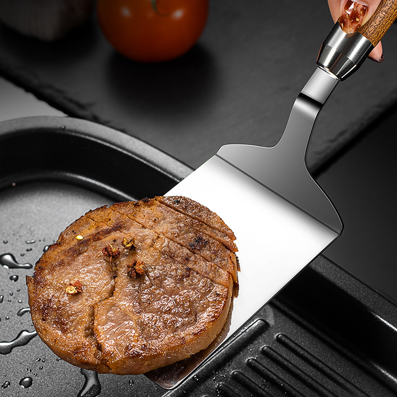 304 الفولاذ المقاوم للصدأ ستيك - مراجعة Okonomiyaki Spatula وسعره
