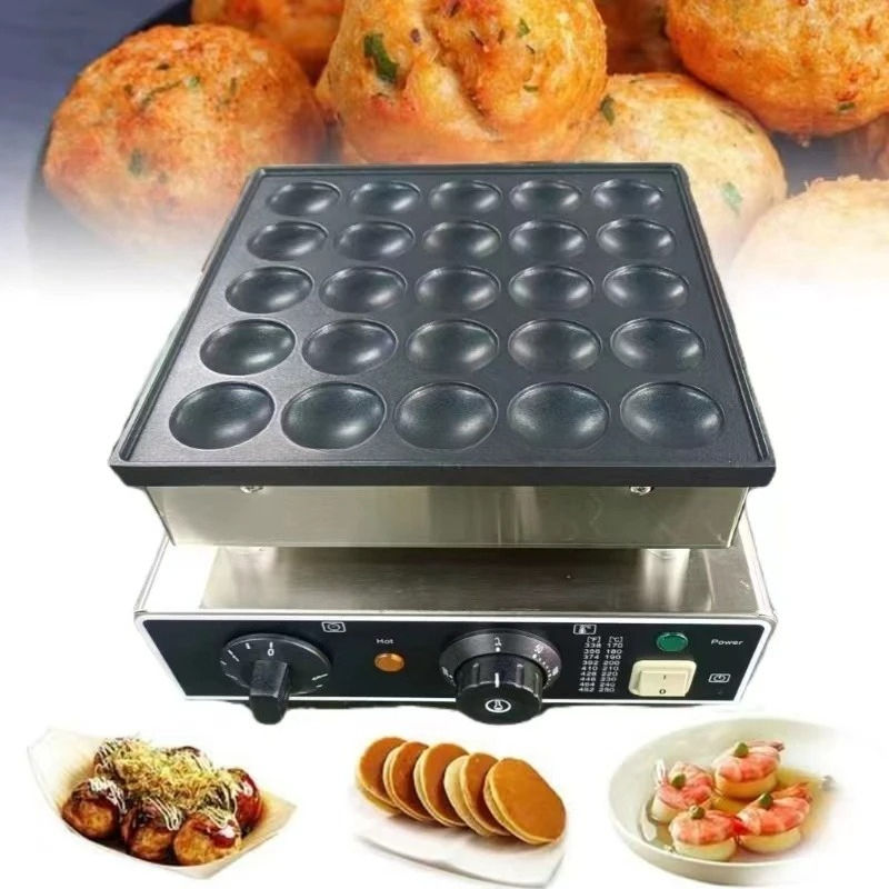 وجبة خفيفة تجارية كرة السمك فر - مراجعة Takoyaki Grill Plate وسعره
