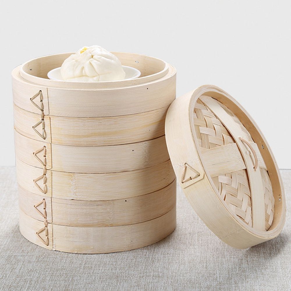 التعامل مع سلة البخار يجعل لذي - مراجعة Bao Steamer Bamboo وسعره