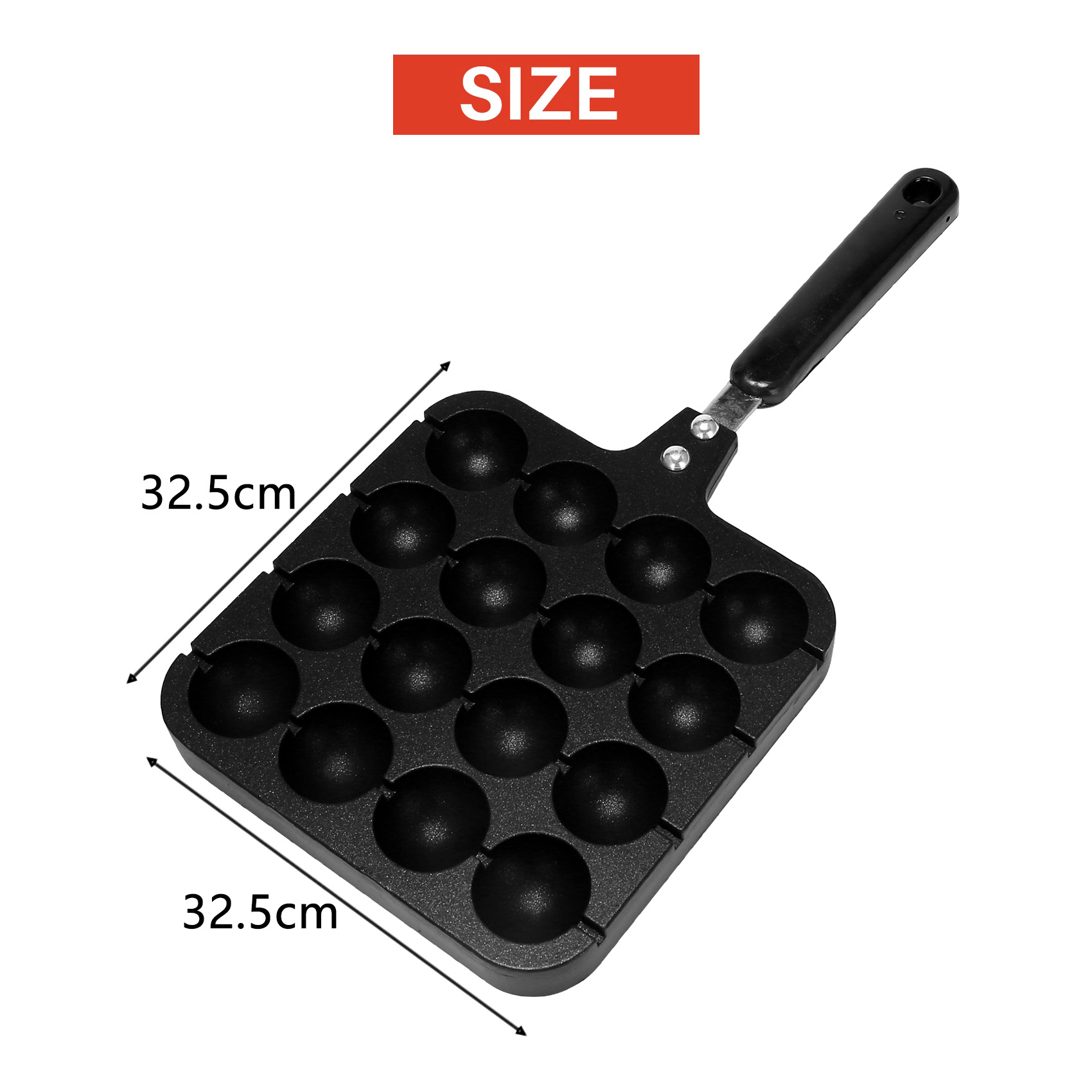 F-T 16 ثقوب الألومنيوم تاكوياك - مراجعة Takoyaki Grill Plate وسعره