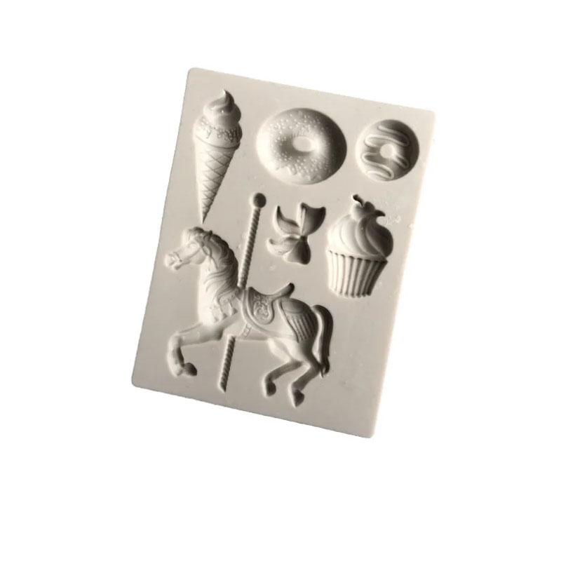 طروادة الحصان الآيس كريم دونات - مراجعة Donut Mold Silicone وسعره
