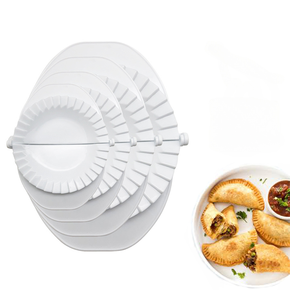 4 حجم قالب زلابية لتقوم بها بن - مراجعة Dumpling Press Set وسعره