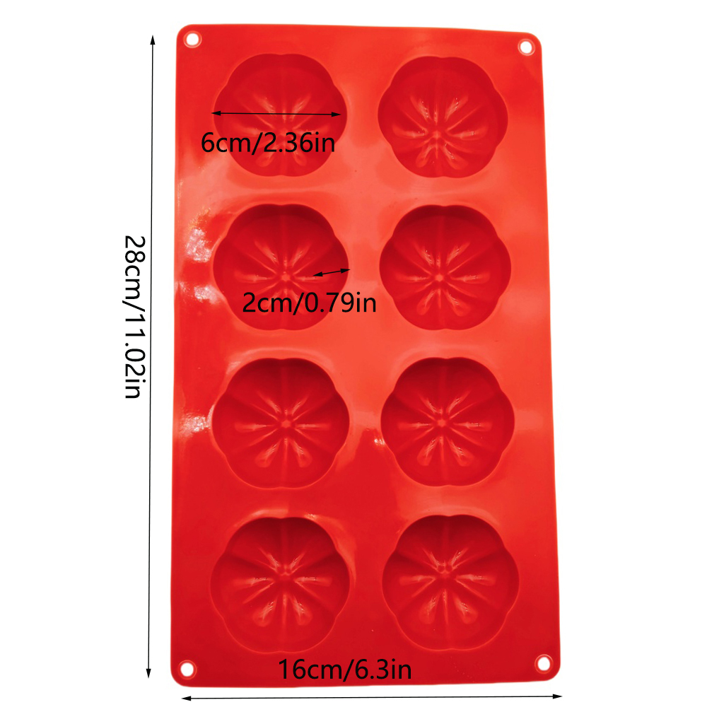جديد وصول 8 حفرة 6 البتلة شكل  - مراجعة Donut Mold Silicone وسعره