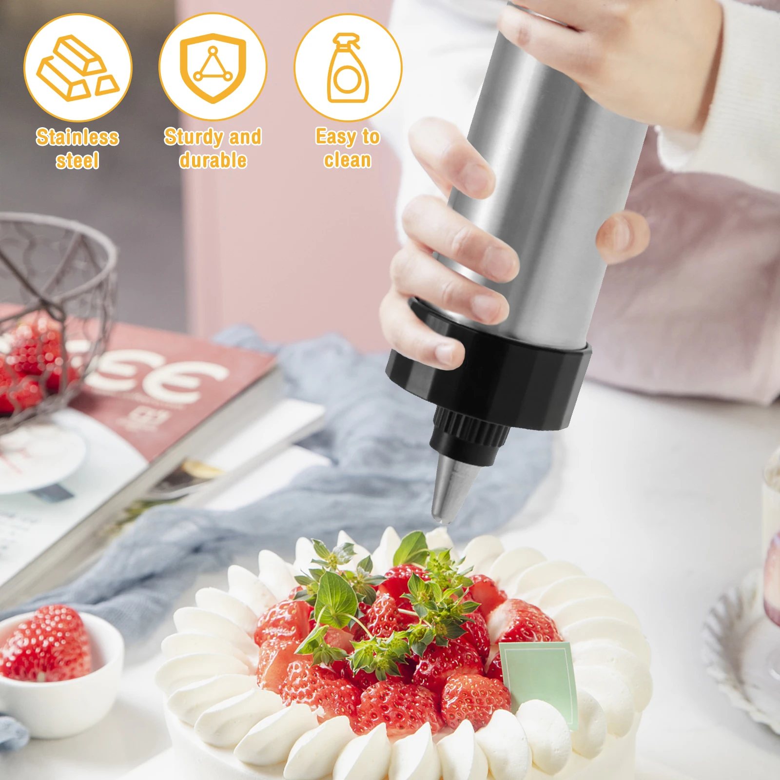 Churro صانع آلة الفولاذ المقاو - مراجعة Churros Maker Gun وسعره