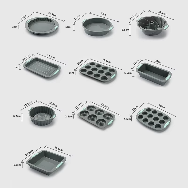 سيليكون مخدد كعكة المقالي غير  - مراجعة Donut Mold Silicone وسعره