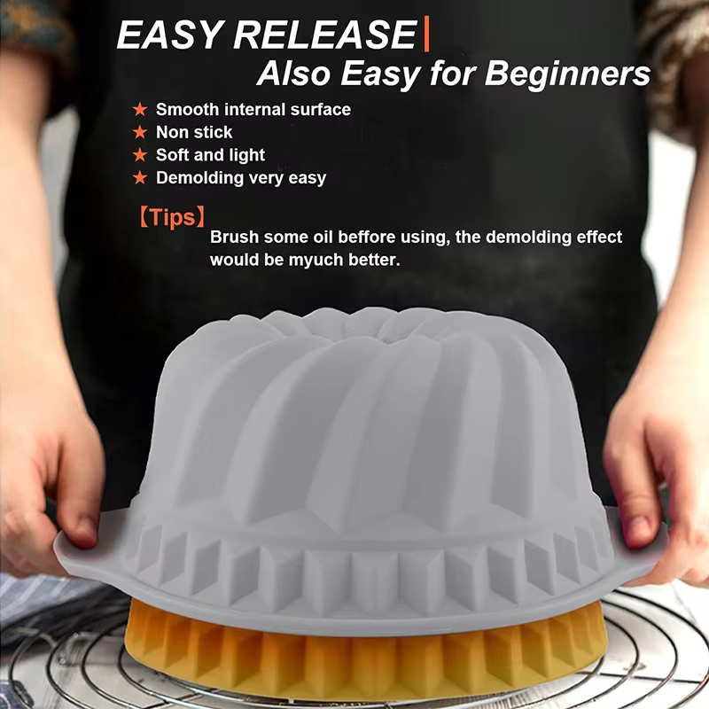 سيليكون مخدد كعكة المقالي غير  - مراجعة Donut Mold Silicone وسعره