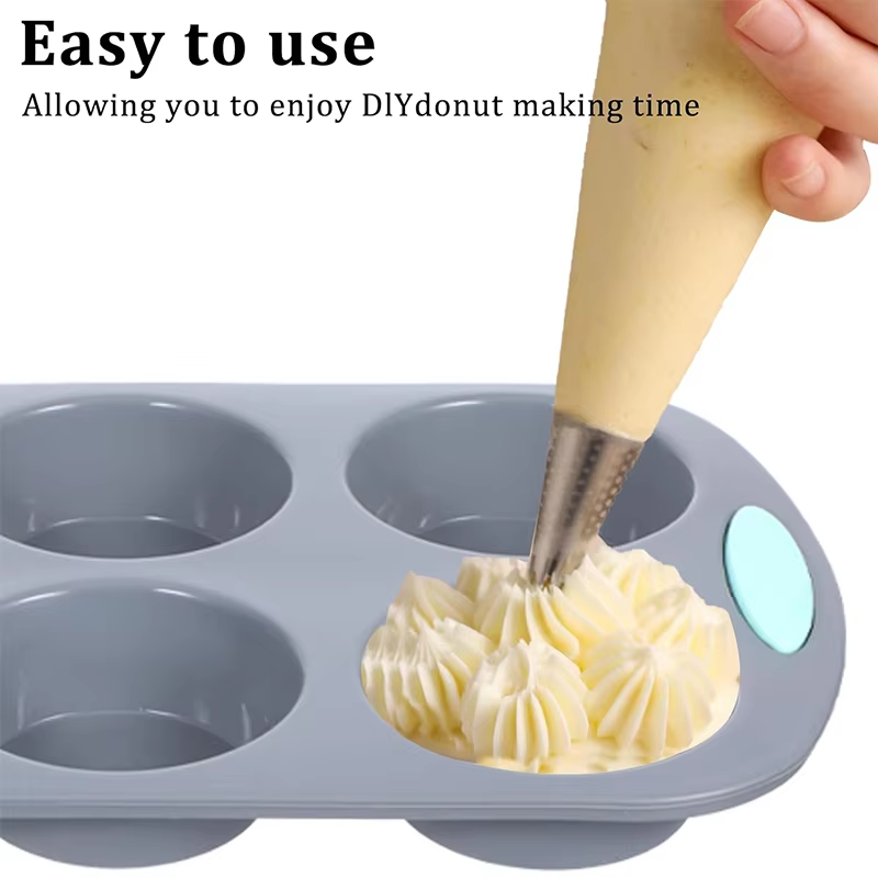 سيليكون مخدد كعكة المقالي غير  - مراجعة Donut Mold Silicone وسعره